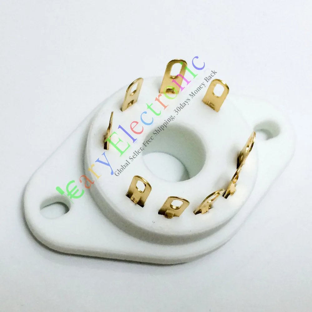 20 шт. позолоченные керамические трубки для усилителя RS1003 F3A|tube socket ceramic|accessory sockettube