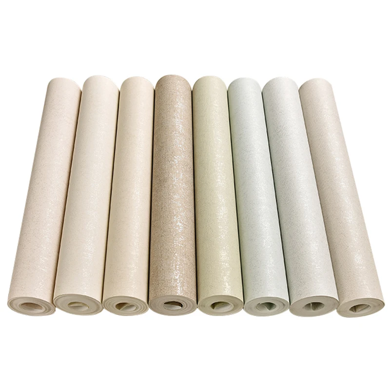 

Modern Simple Plain Color Wallpaper 3D Non-woven Wall Paper For Bedroom Living Room TV Sofa Background Wall Covering Home Decor
