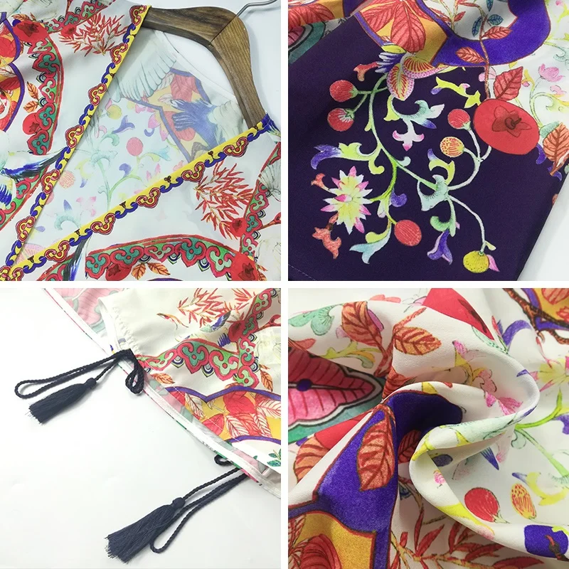 Женские китайские Топы Ao Dai вьетнамская одежда Восточное Цветочное платье с