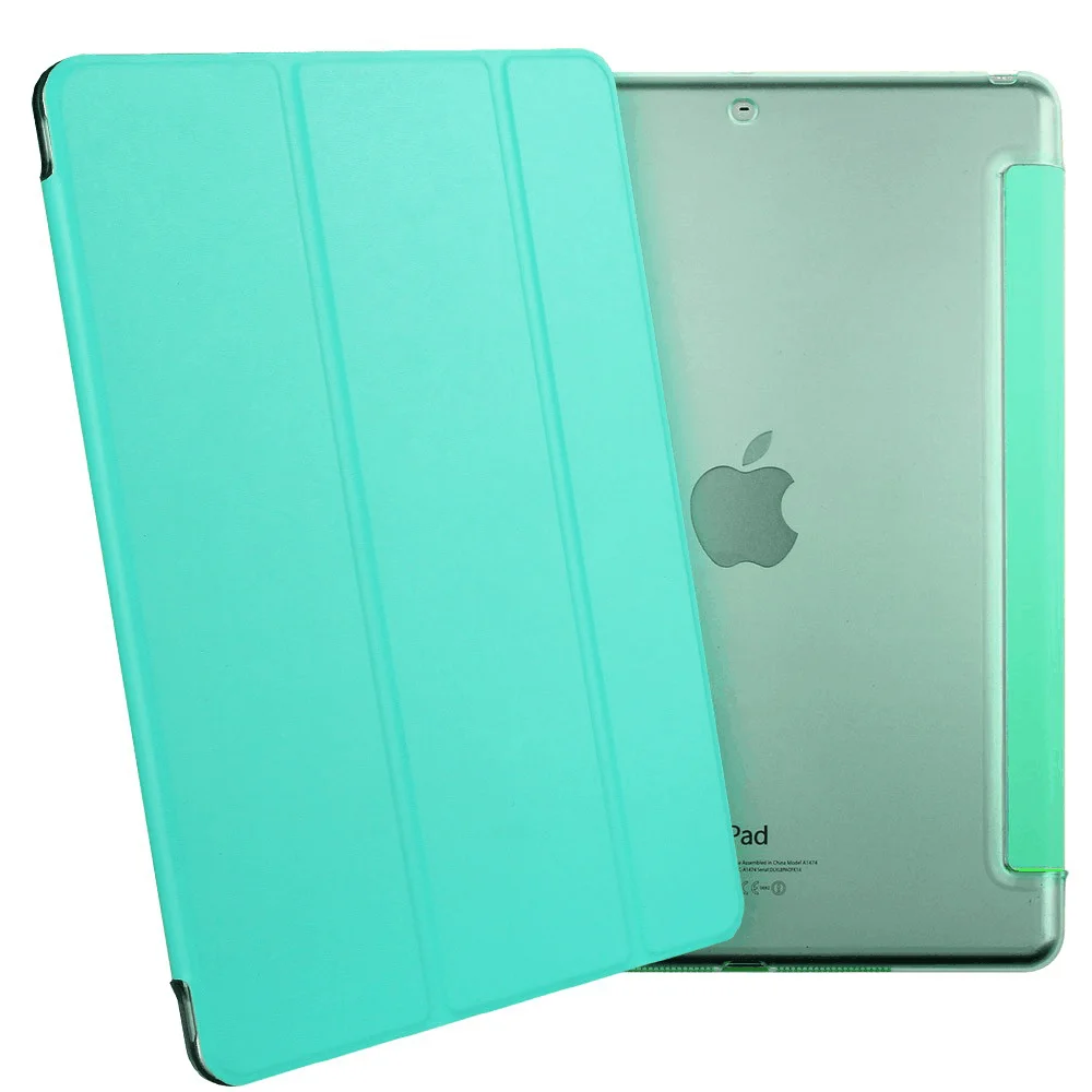 Чехол для iPad воздуха, ESR ура Цвет PU прозрачная задняя Ultra Slim Light Вес Trifold Смарт чехол для iPad воздуха/5