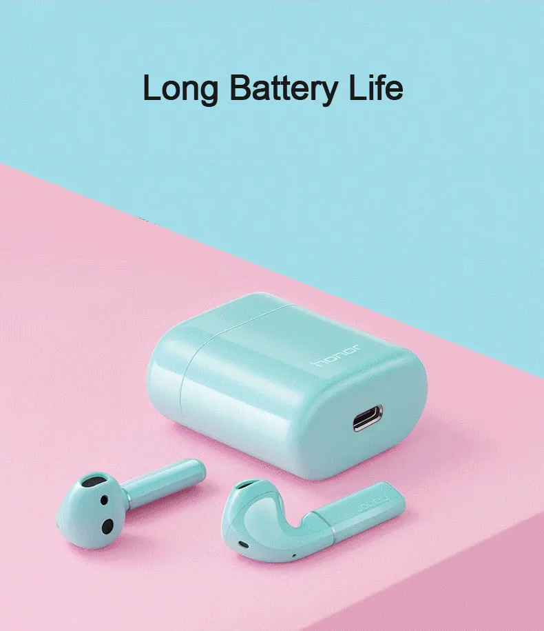 Huawei Honor Flypods Pro Lite Беспроводные Наушники Hi-Fi беспроводное аудио водонепроницаемое IP54 управление беспроводным зарядным устройством Bluetooth 5,0