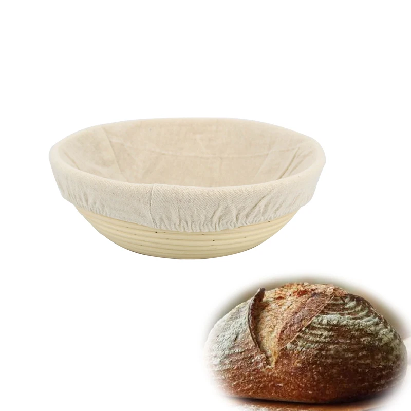 Yiwumart 1 шт. Brotform 9 8 дюймов Круглая Корзина из ротанга для выпечки хлеба
