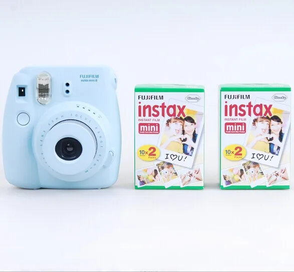 Новое Fujifilm Instax мини 8 пять цветов мгновенной фотографии + 2 коробк. фильм равнине