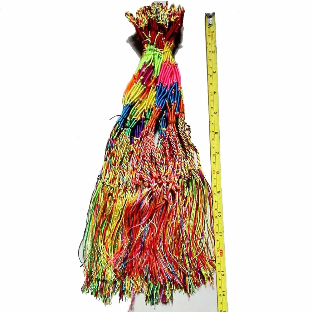 100 шт оптом смешанные красочные макраме дружбы браслет для мальчиков и девочек