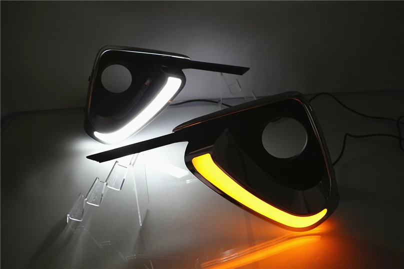 Дневные ходовые огни CSGJMY дневные указатели поворота 2 шт. светодиодный для Toyota