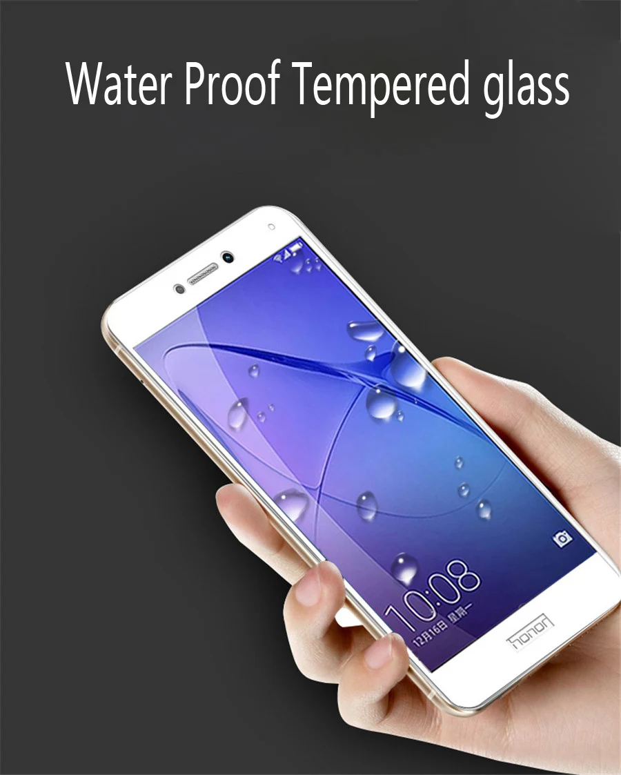 Полное покрытие из закаленного стекла для huawei Honor 8 Lite 6X 5C 9 6A 6C Защитная пленка