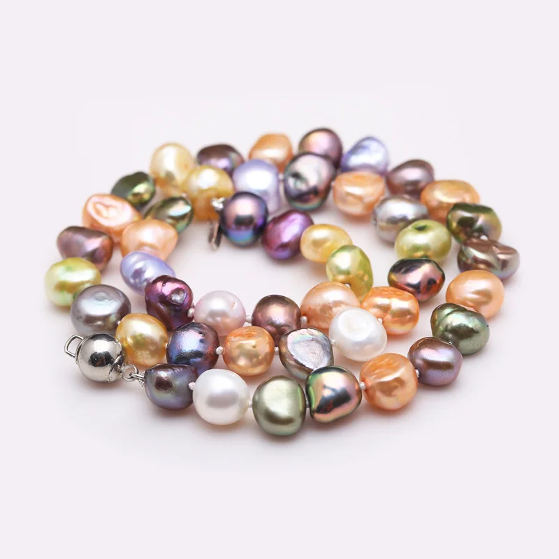 Ожерелье из пресноводного жемчуга в стиле барокко 8 10 мм хит продаж|pearls necklace