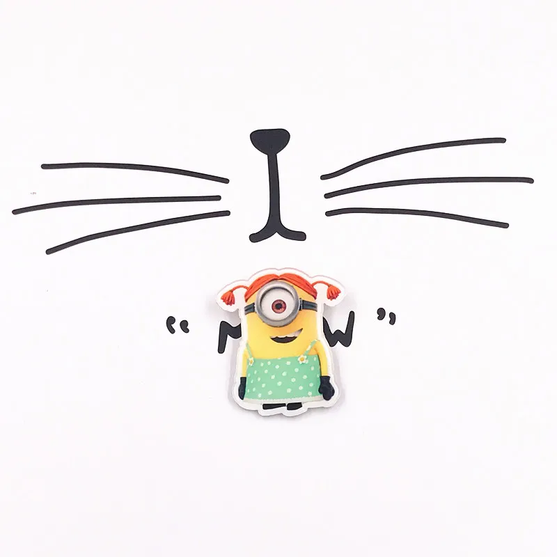 1 шт. Kawaii Мультяшные значки Акриловые броши значки булавка на рюкзак DIY ткань одежда сумки декоративные броши подарки для детей