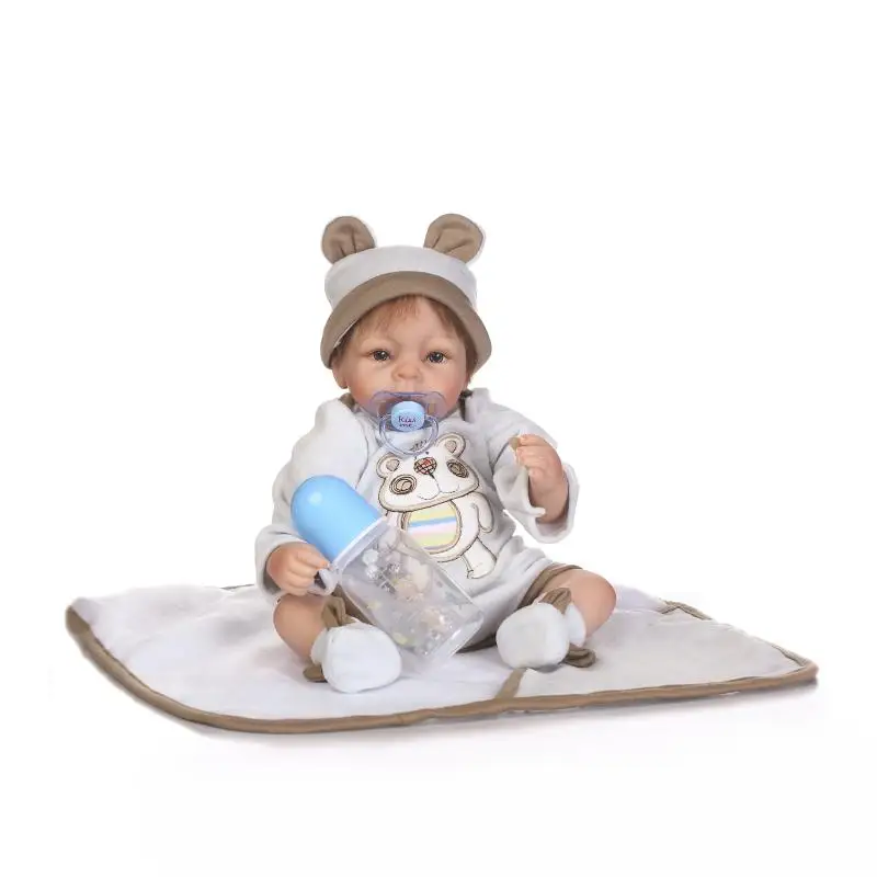 42 см Bebe Reborn Мальчики Кукла 16 дюймов Новорожденный ребенок Живой куклы