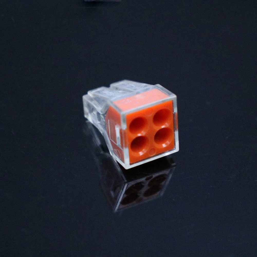 Новый 10 шт. PCT104 773 104 разъем проводки для распределительной коробки 4 pin кондуктор