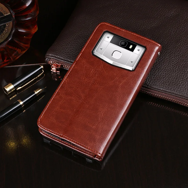Чехол для Oukitel K10000 Pro 5 дюймов деловой стиль кожаный флип-чехол телефона чехол