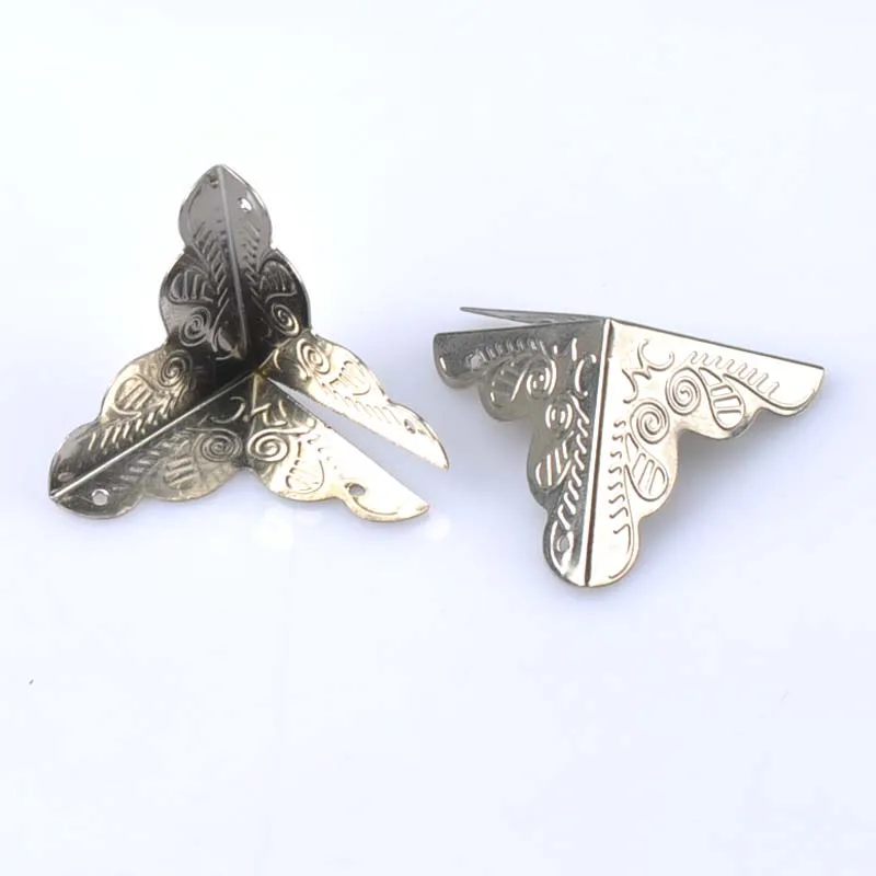 10 шт. Серебристые Металлические углы для книг скрапбукинга фотоальбомов меню