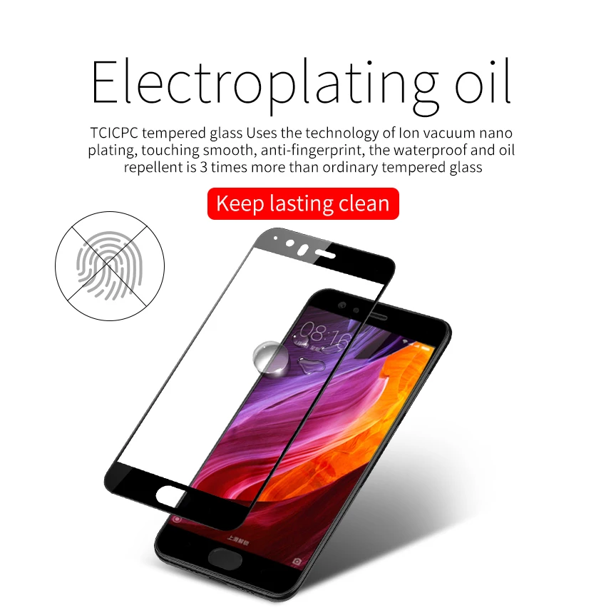 TCICPC для huawei P10 плюс закаленное стекло 9h HD Ясно полное покрытие защитной Стекло для huawei P10 Lite Экран протектор фильм
