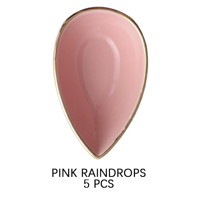 Pink Raindrops 5 pcs Весь Керамика Couds дождевыми каплями-неправильной формы Керамика кастрюля тарелка для фруктов блюдо, тарелка Чай десерт обеденная тарелка, столовая посуда набор - Цвет: Pink Raindrops 5 pcs