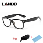 Анти-Синие лучи компьютерные очки для чтения устойчивые к излучению очки для компьютерных игр черный с Чехол 8081