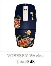 VOBERRY 2,4 ГГц Беспроводная мышь портативная мини мышь 2,4 ГГц Беспроводная 1200 dpi Милая хомяк креативная мышь беспроводная мышь для ноутбука