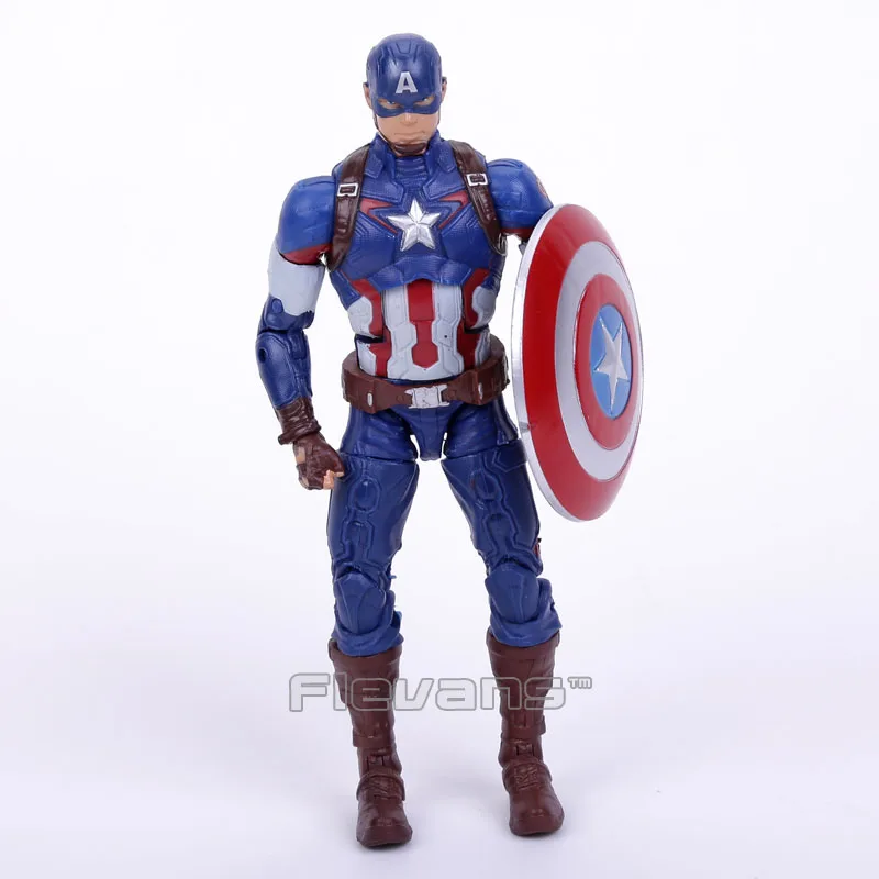 Фигурка героя из ПВХ Капитан Америка 16 см 2 цвета | Игрушки и хобби