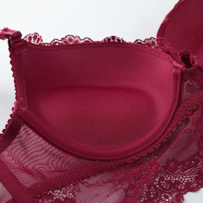 Высокое качество женский сексуальный комплект с бюстгальтером кружевное нижнее