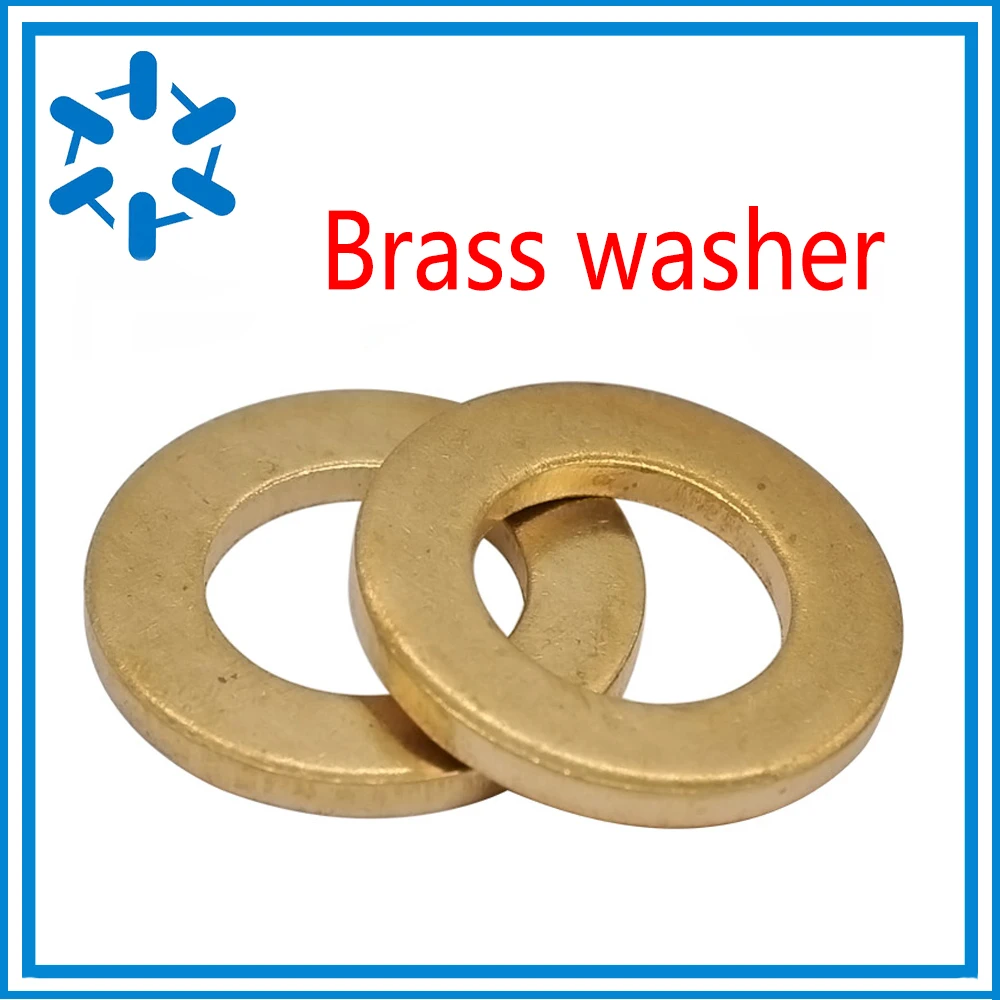 

500pcs/lot M4*9*1 Brass washer flat washer