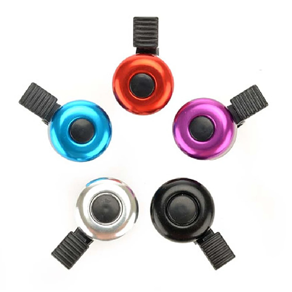 Мини велосипедный колокольчик руль звуковая сигнализация случайный цвет