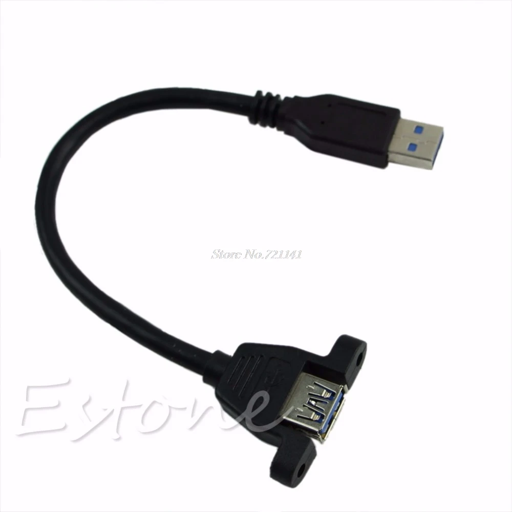 Удлинительный Кабель USB 3 0 штекер-гнездо формованная панель крепление порт