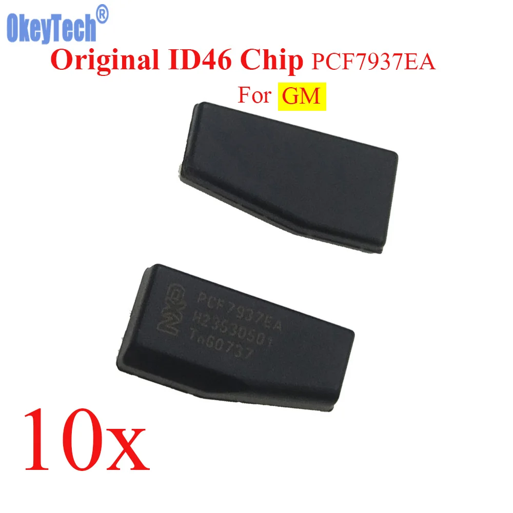 OkeyTech 10 шт./лот оригинальная Заготовка ключа замка зажигания автомобиля чипы ID46