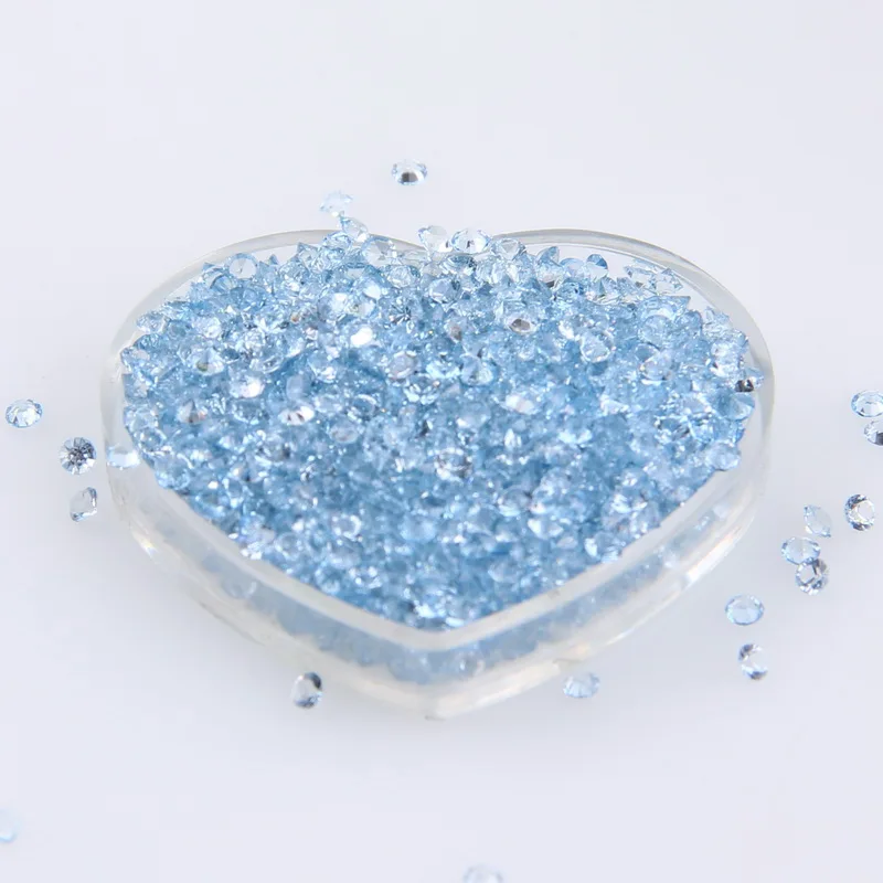 Смесь Цветной смолы 2880 шт. стразы с острым основанием 2/3/4 мм FSparkle Confetti свадебные и