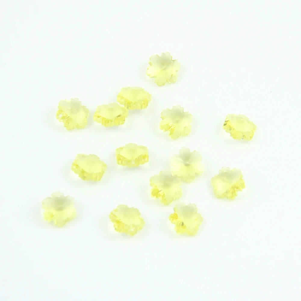 Jonquil 14mm 1000pcs Crystal Glass Snowflake Beads Cute Parts For Decoration Free Shipping | Освещение
