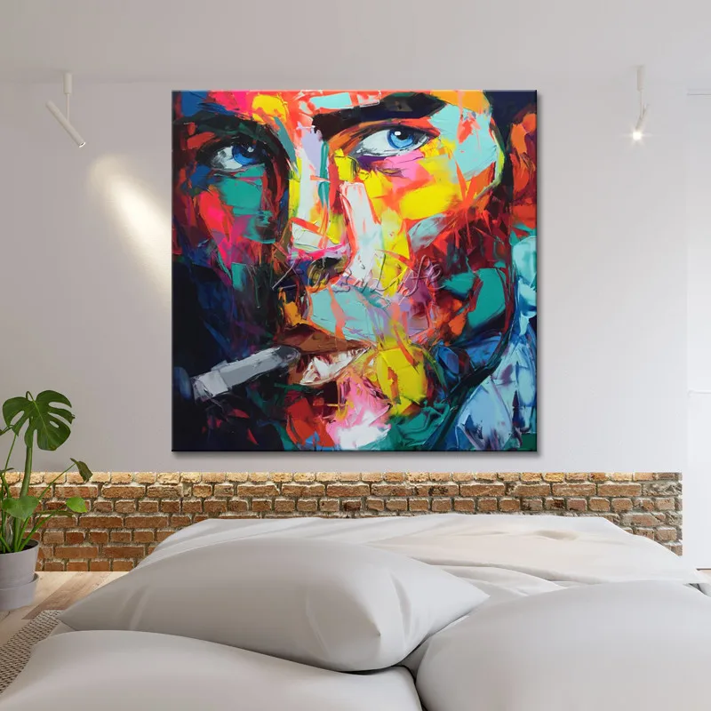 Картина маслом на холсте Нож для гостиной|painting impasto|knife paintingpalette knife painting |
