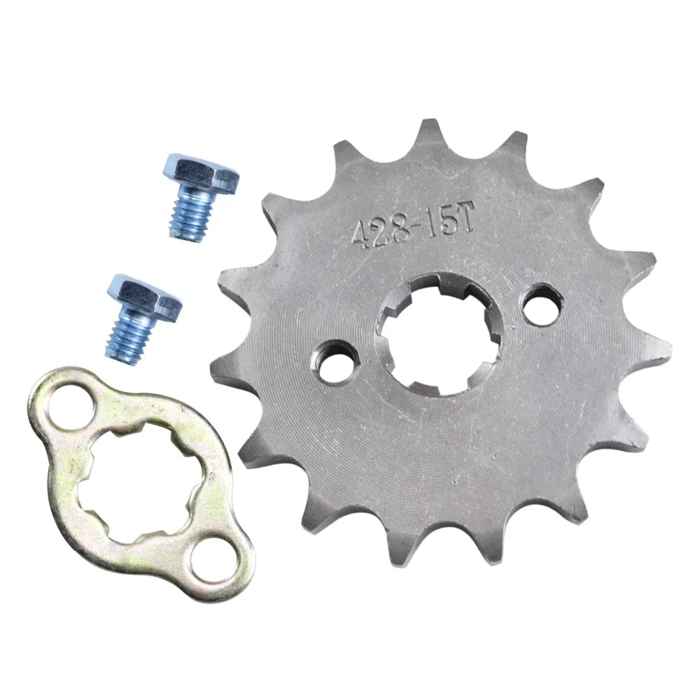TDPRO 428 цепь 14T 15T 16T 17T 17MM передняя Звездочка двигателя мотоцикла для 50cc до 125cc Dirt Bike ATV Go Kart Quad Pitbike багги