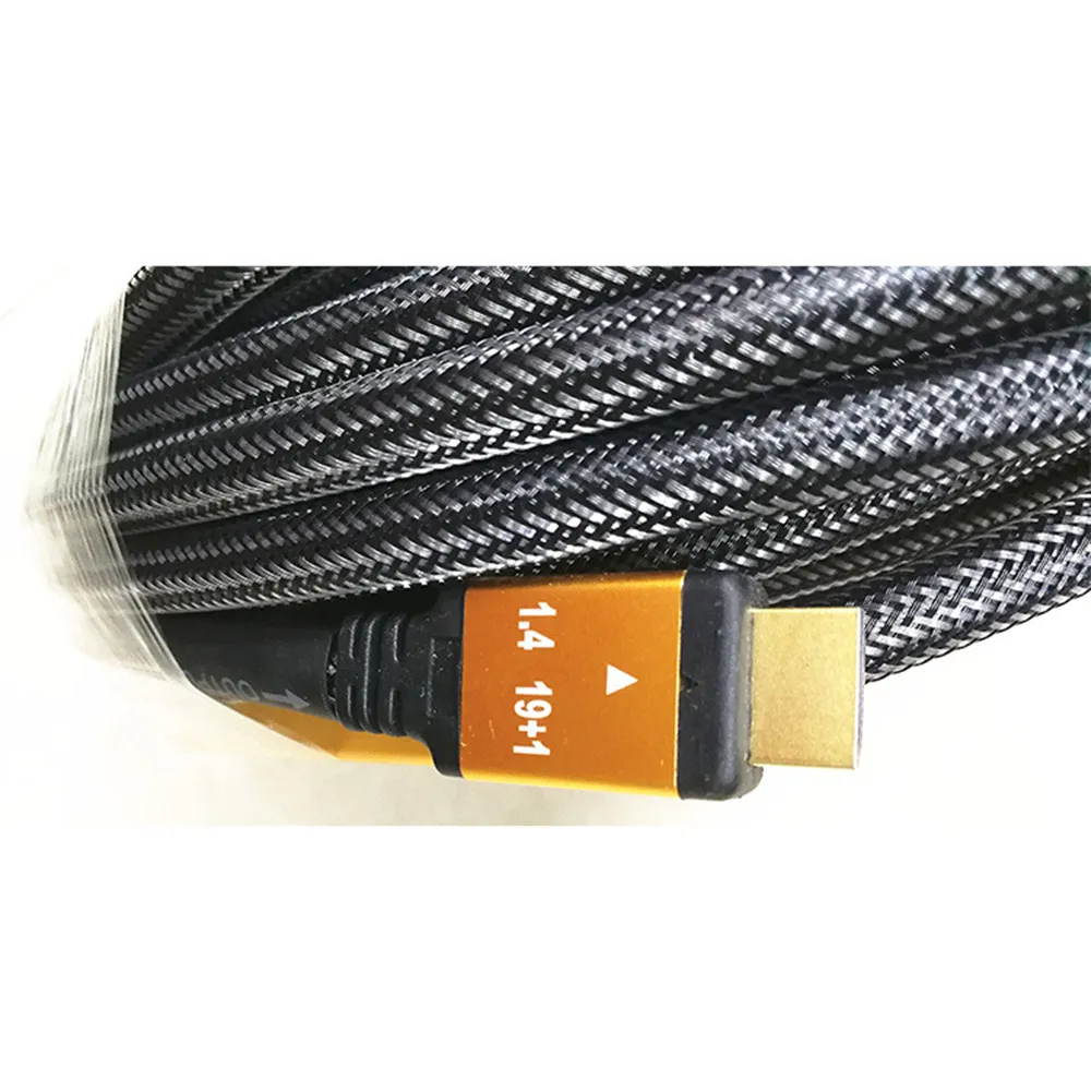 HDMI 1 4 V кабель 25M/30M/50M 33ft с сеткой и металлической оболочкой тройной экранированный