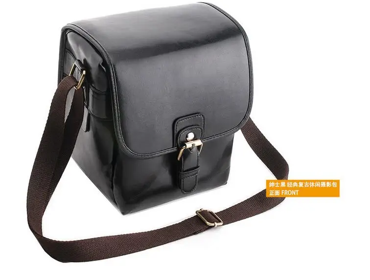 Retro Korean Leather Bag Waterproof Camera Leisure Shoulder Case FOR CANON NIKON 500D 650D D60 D600 D70 D700 | Электроника
