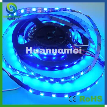 Adressable SMD привод гибкая светодиодная лента RGB 5050 свет с 60 пикс./м DC5V Черный PCB|led strip