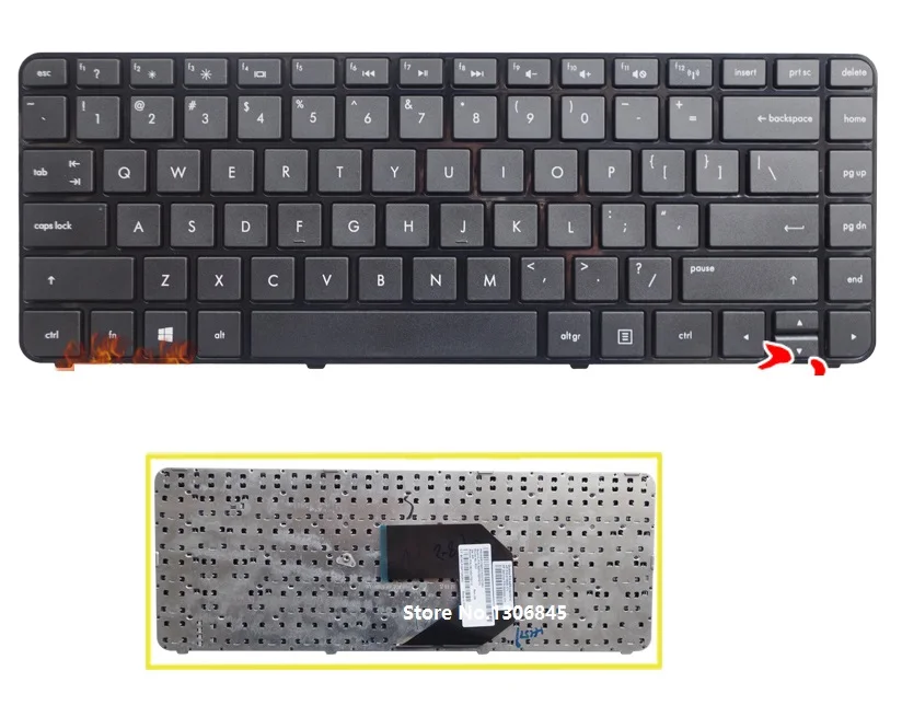 

SSEA New Keyboard For HP G4-2000 Laptop US Keyboard