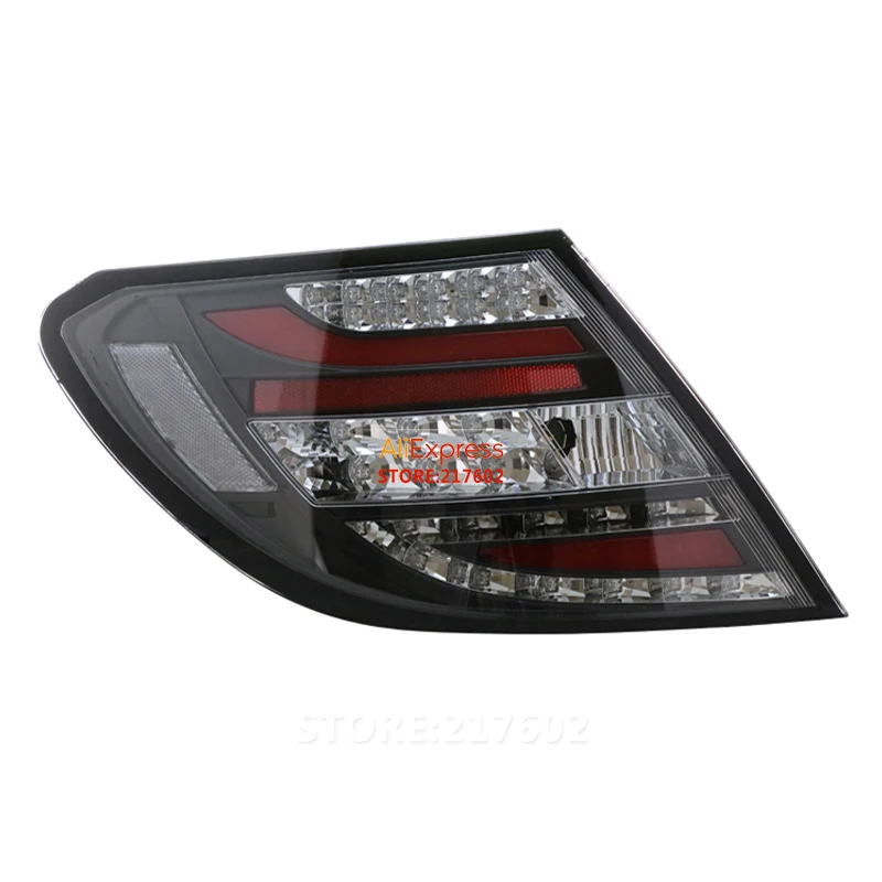 SONAR бренд для Mercedes-Benz c-класс W204 C180 C200 C230 C260 светодиодный задний фонарь 2007-2010 года черный с красным корпусом