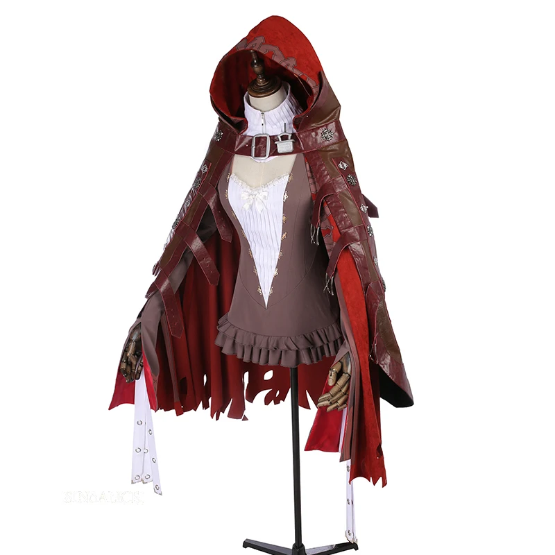 Новый костюм для косплея аниме Liva girl SINoALICE красный с капюшоном верховой езды
