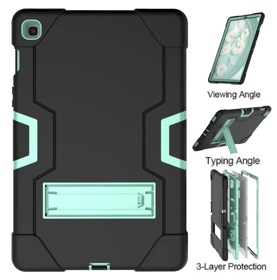 F Shockproof Case for Samsung Galaxy Tab S5e 10.5 Case Cover T720 T725 SM-T720 SM-T725 Tablet Shell Funda Coque with Stand Holder - Цвет: F