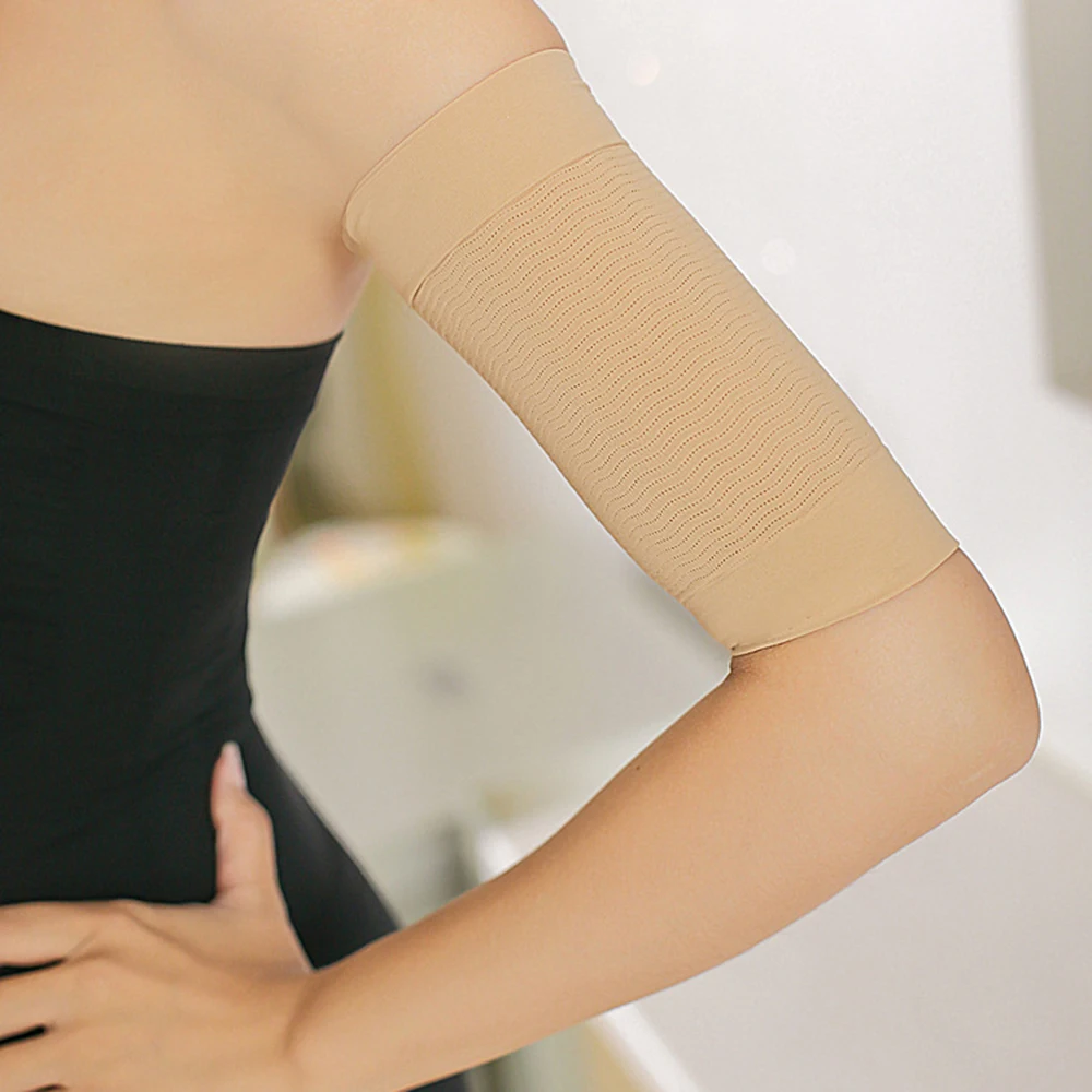 

1Pair Arm Slimming Compression Shaper Helps Tone Shape Upper Arms Sleeve Body Women Summer Sunscreen Slim Arms Sleeve