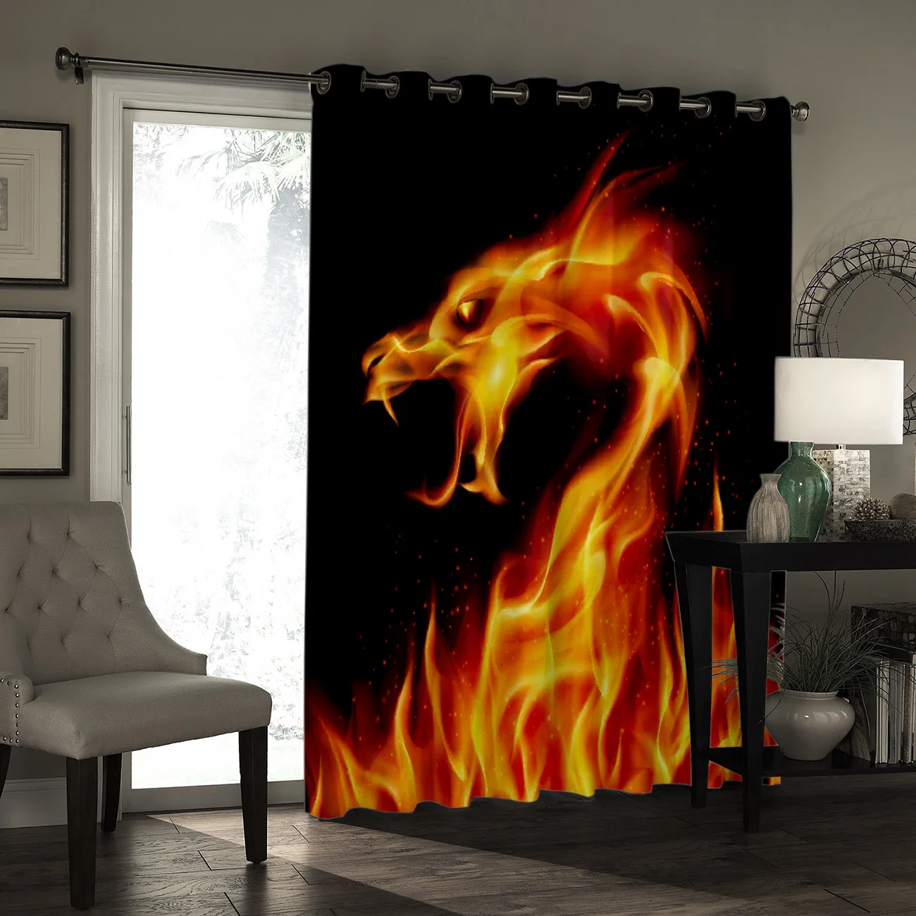 Шторы на окна Fire Dragon темные жалюзи для гостиной ванной спальни кухни Swag Детские