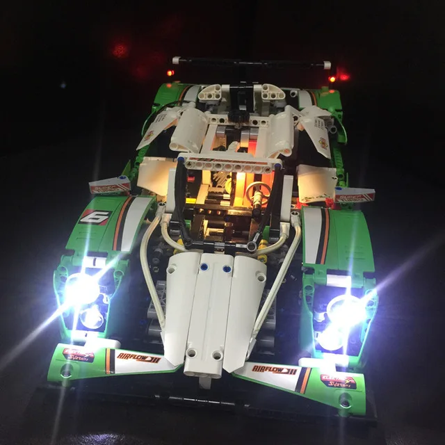 Светодиодный светильник для гоночной машины lego 42039 и 20003 24 часа (автомобиль не