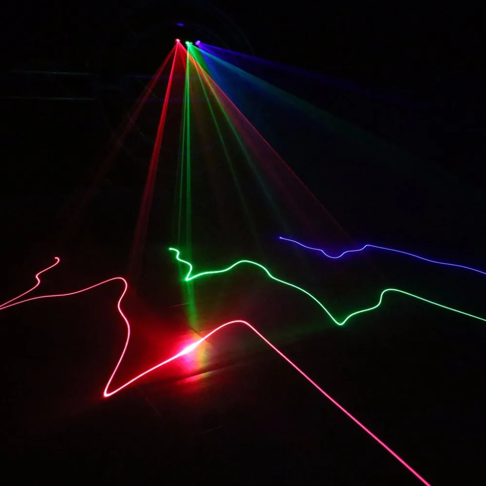 AUCD DMX 3 rgb-подсветка линзы полный Цвет луч оптической сети лазерный луч Главная Вечерние DJ КТВ Освещение проектора A-X3