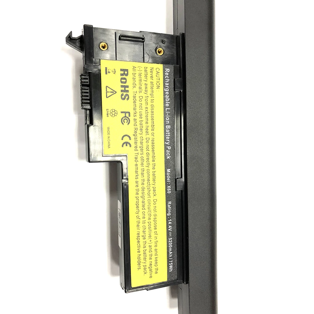 Аккумулятор для ноутбука LENOVO 5200 мАч ThinkPad X60 1702 2510 1709 X60s 2507 1704 40Y6999 40Y7001 40Y7003 ASM 92P1170