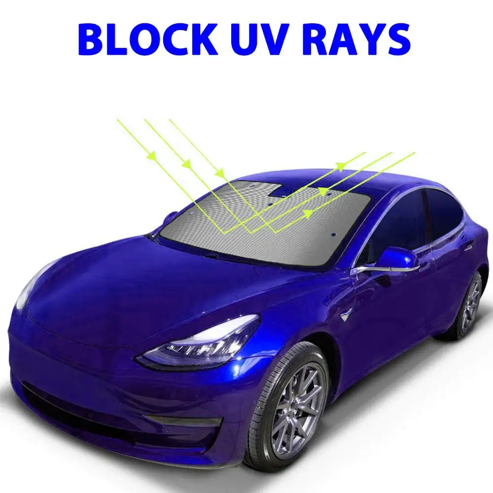 1 комплект Tesla модель 3 солнцезащитный козырек защита от солнца на лобовое стекло