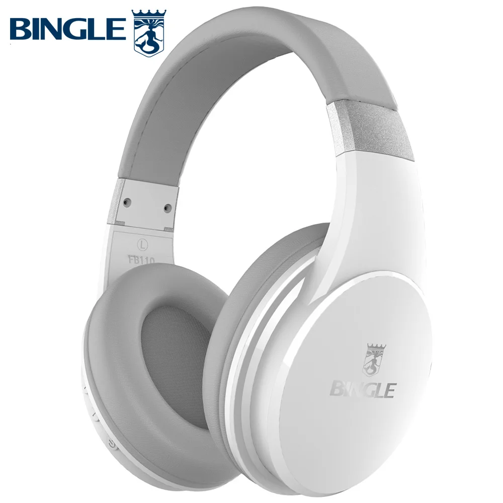 Bingle Fb110 Высокое качество прочные стерео накладные наушники аудио шлем беспроводной головной телефон Bt гарнитура Bluetooth наушники с микрофоном