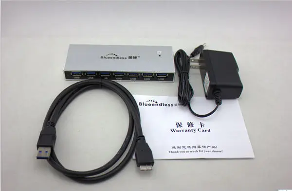 Высокое качество батареях 7 Порты usb хаб 2 0/3 0 Портативный разветвитель