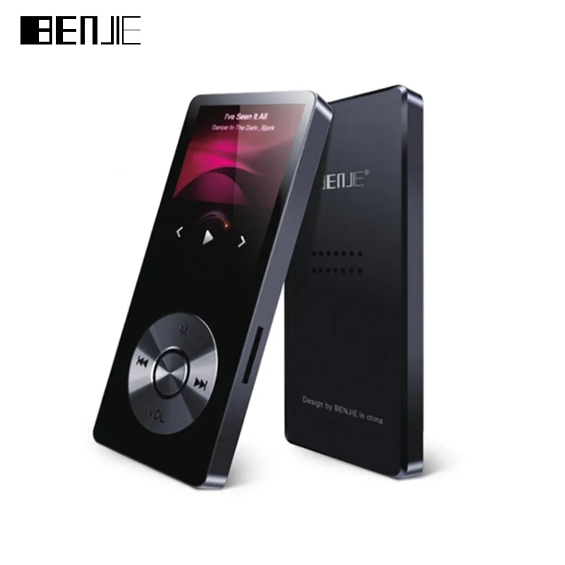 BENJIE K9 воспроизводительный Mp3 8G Портативный 1,8 дюймовый металлический MP3 музыкальный плеер с повязкой на руку, FM радио, запись, электронная книга, наушники TF