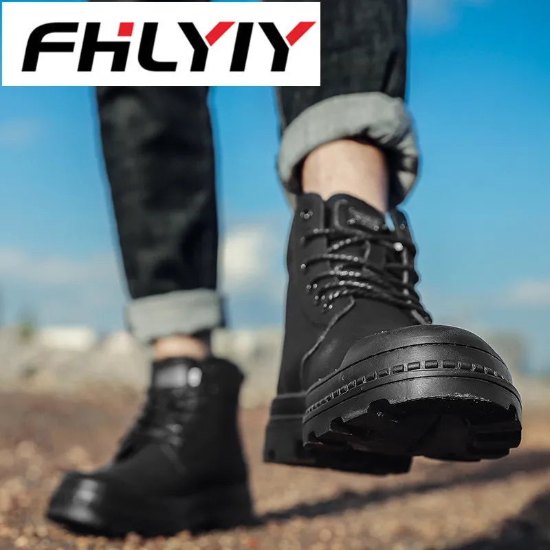 FHLYIY/ботинки Мартенс повседневная мужская обувь сникерсы зимние ботинки большие