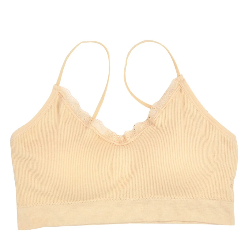 Женские укороченные топы Camisole Camis однотонное нижнее белье женские хлопковый