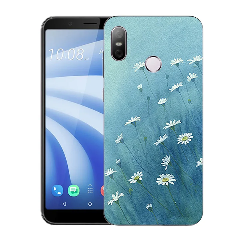 Мягкий чехол для HTC U12 life прозрачный силиконовый 6 0 дюйма задняя крышка телефона с