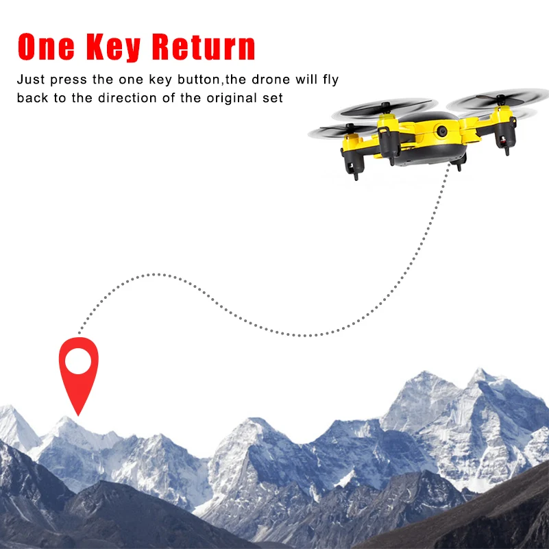 RC Квадрокоптер Wifi FPV 0.3MP камера светодиодный 3D флип 4CH мини Дрон bnf вертолет для